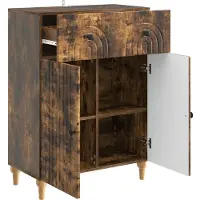 vidaXL Sideboard Räuchereiche 66 x 34,5 x 90 cm Holzwerkstoff
