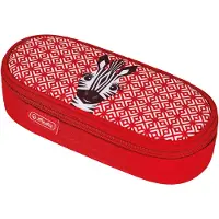 Herlitz 50038428, Weiches Federmäppchen, Polyester, Rot, Einfarbig, Reißverschluss, Kind
