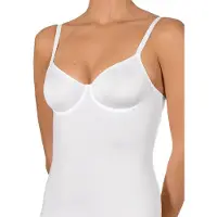Nina von c. BH-Hemd NINA VON C. "BH Hemdchen Secret Soft & Shape", Damen, Gr. 80, Cup D, weiß, Obermaterial: 85% Polyamid PA. 15% Elasthan EL., BHs BH-Hemd