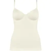 Nina von c. BH-Hemd NINA VON C. "BH Hemdchen Secret Soft & Shape", Damen, Gr. 85, Cup D, beige (champagner), Obermaterial: 85% Polyamid PA. 15% Elasthan EL., BHs BH-Hemd