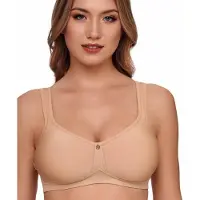 Susa T-Shirt-BH "Spacer BH ohne Bügel Catania", Damen, Gr. 95, Cup E, beige (pure beige), Stoff, Obermaterial: 43% Polyamid PA. 39% Polyester PES. 18% Elasthan EL., BHs T-Shirt-BH