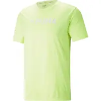 Puma Fit Logo T-Shirt Herren 38 - fast yellow M