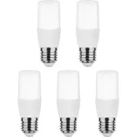 Modee Lighting E27 LED-Lampe Röhre 4,9W 450lm 2700K warmweiß 5 Stück