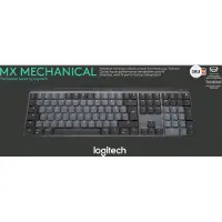 Logitech MX Mechanical, Kabellos, RF Wireless + Bluetooth, Mechanischer Switch, QWERTZ, LED, Graphit