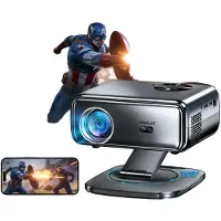 OEM Projektor, Native 1080p, 360° drehbares Design, 64G Autofokus, EU-Stecker