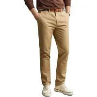 Gant für Herren. 1501005 Beige Slim Fit Smart Chinohose (36/34), Lässig, Baumwolle, Klassisch