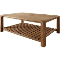 MASSIVMOEBEL24.DE MASSIVMOEBEL24 Couchtisch Sheesham 120x80x45 braun geölt BUENO #1001