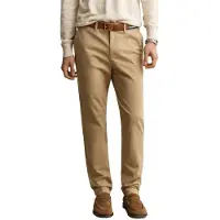 Gant für Herren. 1501000 Beige Chino-Hose im Slim Fit (29/34), Braun, Lässig, Baumwolle, Klassisch