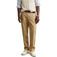 Gant für Herren. 1501006 Beige Regular Fit Smart Chino-Hose (33/32), Lässig, Baumwolle, Klassisch