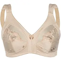 Sassa Entlastungs-BH "Entlastungs Soft BH Functional Bras", Damen, Gr. 85, Cup B, beige (puder), Stoff, Obermaterial: 85% Polyester PES. 15% Elasthan EL., BHs Entlastungs-BH