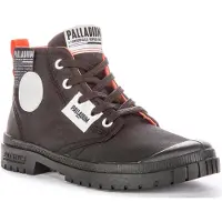 Palladium Sp20 Overlab Vegan Moleskine Mittelhochgeschnittene Stiefel aus Nylon in Schwarz – undefined / Schwarz