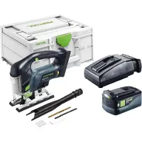Festool PSBC 420-Basic Akku Pendelstichsäge 18 V 120 mm Brushless + 1x Akku 5,0 Ah + Ladegerät + Systainer