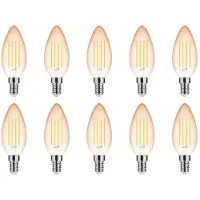 Modee Lighting E14 LED-Lampe B35 4W 360lm 1800K extra warmweiß 10 Stück