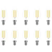 Modee Lighting E14 LED-Lampe B35 4W 470lm 2700K warmweiß 10 Stück