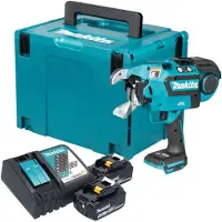 Makita DTR 181 RGJ Akku Bewehrungsverbinder 18 V 0,8 mm Brushless + 2x Akku 6,0 Ah + Ladegerät + Makpac