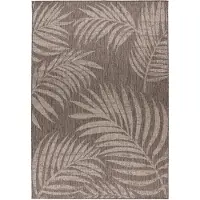 Kayoom Teppich "Nibru 725" rechteckig 5 mm Höhe Flachgewebe, In- und Outdoor geeignet, schnell trocknend, floral