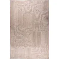 Kayoom Teppich "Bandito 325", beige, B:160cm H:11mm L:230cm, Polyester, Teppiche, Teppich, modernes Design, Kurzflor, Wohnzimmer