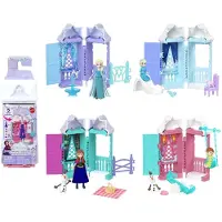 Mattel Disney Frozen Arendelle Village Surprise Playset, Mini-Puppe, Weiblich, 3 Jahr(e), Junge/Mädchen, 160 mm, Mehrfarbig