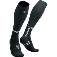 Compressport - Full Socks Recovery 2.0 - Kompressionssocken Gr 4L - EU: 45-48 schwarz