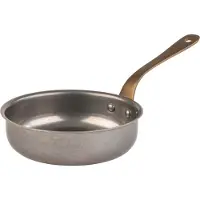 Aps 40783 Serviertopf / Stielkasserolle VINTARA, Edelstahl, Ø 14 cm, Höhe 4 cm, 0,4 Liter, Antik-Edelstahl-Look