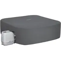 Bestway Spa-Abdeckung PVC und POM Grau