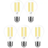Modee Lighting E27 LED-Lampe A60 4,2W 470lm 2700K warmweiß 5 Stück dimmbar