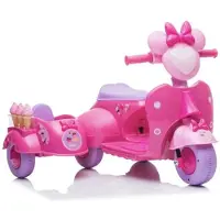 NASZEDZIECI Scooter Eisdiele Dreirad JT5258 Rosa