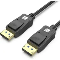 Techly EFB ICOC-DSP-A21-020 Displayport 2.1 Audio/Video Kabel 4k, 2m schwarz ICOCDSPA21020
