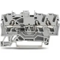 Wago 2202-1311/1000-411 Bauelementklemme,3 Leiter,mit Diode 1N4007,grau 220213111000411 - 100 Stück