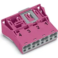 Wago 770-794 Snap-In-Stecker,4-polig,Kod. B,pink 770794 - 100 Stück
