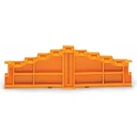 Wago 727-266 4-Etagen-Abschlussplatte,Aufdruck: a-b-c-d--d-c-b-a,7,62 mm dick,blau 727266 - 25 Stück
