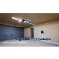 Hager LFS300300VERZ Leitungsführungskanal aus Stahlblech LFS 30x30 verzinkt - 2 Meter