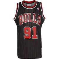 Mitchell & ness Basketball-T-Shirt Chicago Bulls Dennis Rodman Schwarz - S