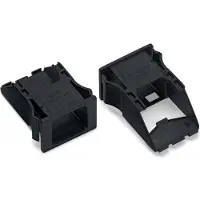 Wago Snap-In-Rahmen Schwarz 100 St.