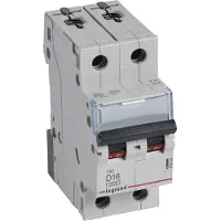 Legrand 403738 TX3 LS-403738Schalter D-Char., 16A, 2p, 6kA, 400VAC