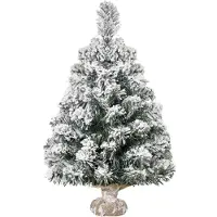 Northio 60 cm künstlicher Weihnachtsbaum mit Schneeeffekt, für den Innenbereich
