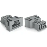 Wago 890-754 Snap-In-Stecker,4-polig,Kod. B,grau 890754 - 50 Stück