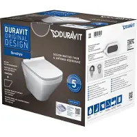 Duravit 45710900A1 WWC-Set DuraStyle Compact,rimless,