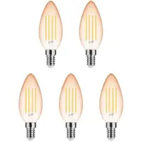 Modee Lighting E14 LED-Lampe B35 4W 360lm 1800K extra warmweiß 5 Stück