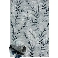 My Flair 160x230 cm In- & Outdoor Teppich Hazel II grau, Grau, Polypropylen