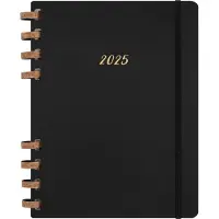 Sonstige Verlage Moleskine 12 Monats Life Kalender mit Spiralbindung 2025, XL, Wochen-Monatskalender, Fester Einband, Schwarz