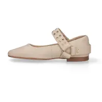 Marc Ellis Ballerinas für Damen, aus echtem Leder, mit Gespen-Riemchen, Marke