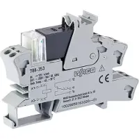 Wago 788-353 Relaismodul,Eingangsnennspannung DC 12 V,1 Wechsler 788353