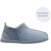 Vanuba Herren Pantoffeln Dorper Lammfell-Hüttenschuhe | geschlossene Hausschuhe in Gr. 40-47 und 4 Farben, handgefertigt