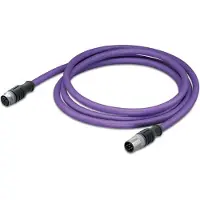 Wago 756-1405/060-032 CANopen-/DeviceNet-Leitung,M12A-Buchse, axial,M12A-Stecker, axial,violett 7561405060032