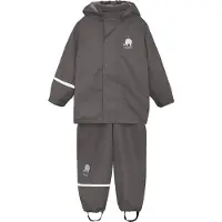CeLaVi Shirt & Hose "Regenoverall CEMagic", Mädchen, Gr. 110, grau, Obermaterial: 100% Polyester PES., Overalls Shirt & Hose