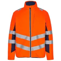 F-engel Warnschutz Stepp-Innenjacke Safety 1159-158-10165 Gr. M orange/blue ink