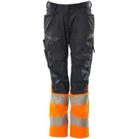 Mascot Damen Hose mit Knietaschen ACCELERATE SAFE Schwarzblau / Hi-vis Orange 52 - 19678-236-01014-76C52 - Schwarzblau / Hi-vis Orange