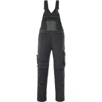 Mascot Leipzig Latzhose mit Knietaschen UNIQUE Schwarz / Dunkelanthrazit 42 - 12069-203-0918-82C42 - Schwarz / Dunkelanthrazit