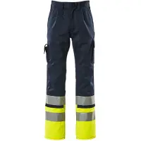 Mascot Patos Hose mit Knietaschen SAFE COMPETE Marine / Hi-vis Gelb 54 - 12379-430-0117-76C54 - Marine / Hi-vis Gelb